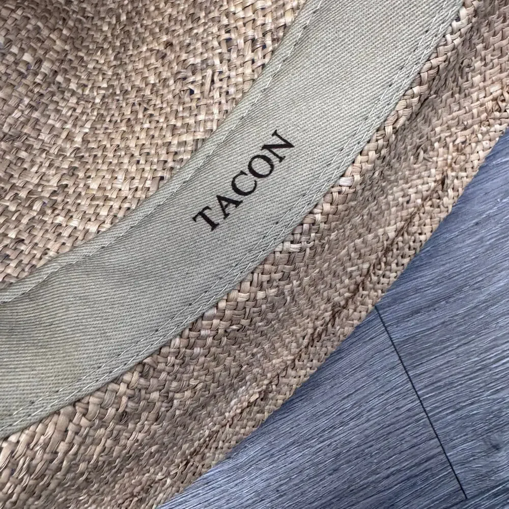 STETSON Tacon Seagrass Traveller Hat Men’s XL Preppy Summer Beachy